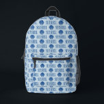 Seashell Bedruckter Rucksack<br><div class="desc">🖤</div>