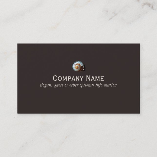 Seashell Business Card Visitenkarte (Vorderseite)