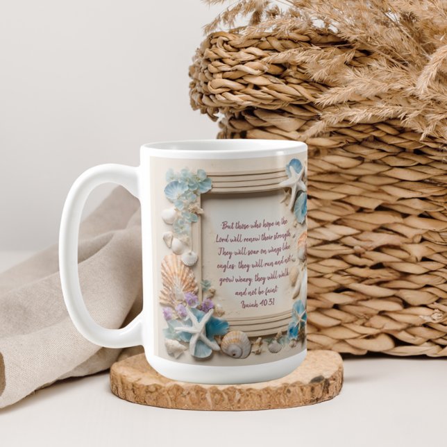 Seashell Dreams Frame Kaffeetasse (Von Creator hochgeladen)