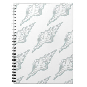 Seashell elegantes Muster Notizblock
