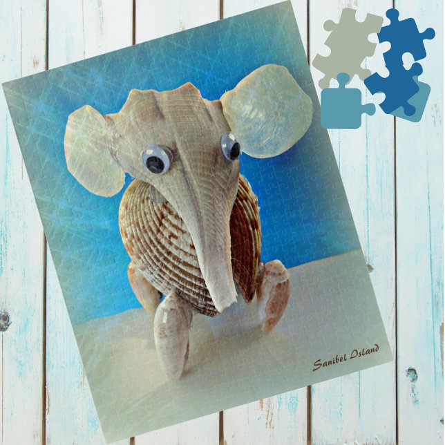 Seashell Elephant Craft Animal Sanibel Island FL (Von Creator hochgeladen)