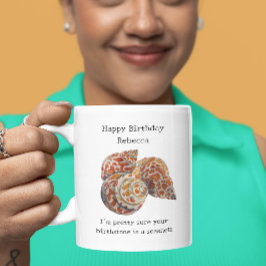 Seashell/Fossickers Geburtstag Tasse