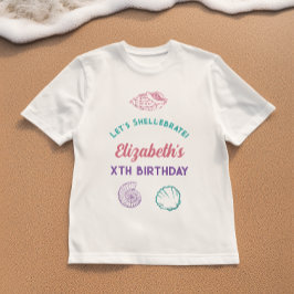Seashell Girls Birthday T-Shirt