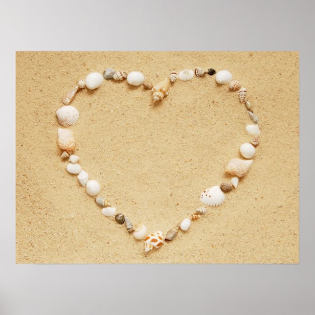 Seashell Heart Poster (Vorne)