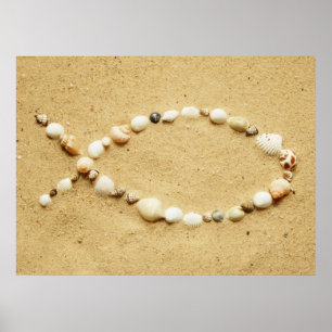 Seashell Ichthys Plakat