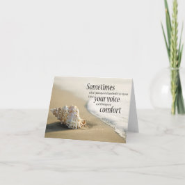 Seashell, Ihre Stimme bringt mich zu Komfort Karte