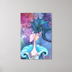 Seashell Lady Canvas Print - Malerei Leinwanddruck