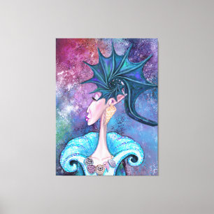 Seashell Lady Canvas Print - Malerei Leinwanddruck
