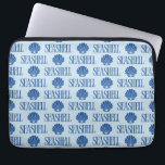 Seashell Laptopschutzhülle<br><div class="desc">🖤</div>