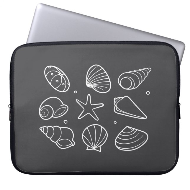 Seashell Laptopschutzhülle (Vorderseite)
