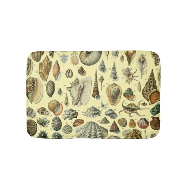 Seashell Muschel Mollusk Clam Badematte (Vorderseite)