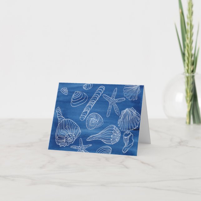 Seashell Notecard Karte (Vorderseite)