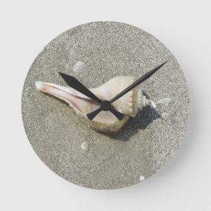 Seashell Runde Wanduhr