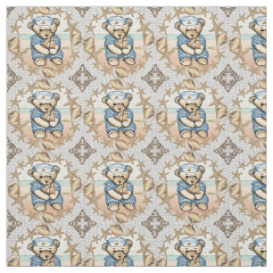 Seashell Sailor Bear Stoff