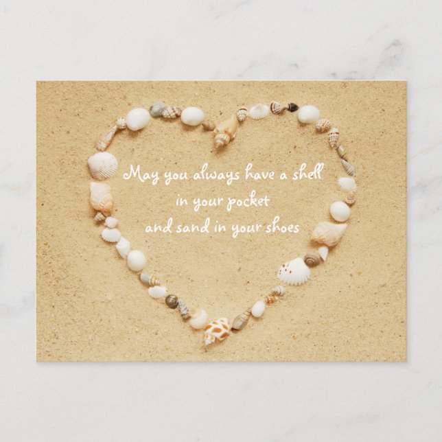 Seashell Sessings Postcard Postkarte (Vorderseite)