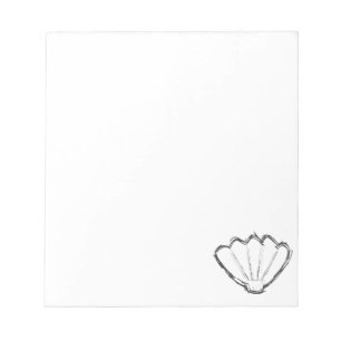Seashell Sketch Notizblock