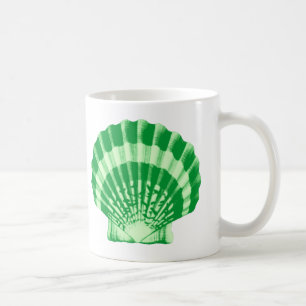 Seashell - Smaragdgrün Kaffeetasse