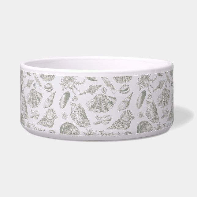 Seashell Soft Antique Art Beach Muscheln Napf (Vorderseite)