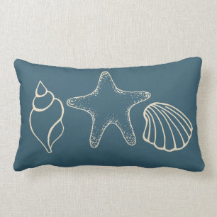 Seashell Starfish Beach Coussin nautique