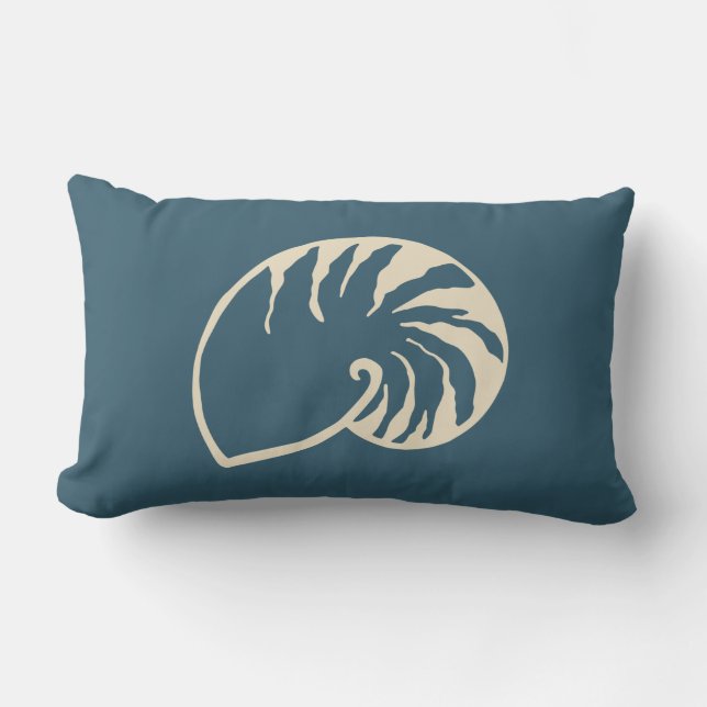 Seashell Starfish Beach Wasserkissen Lendenkissen (Vorderseite)
