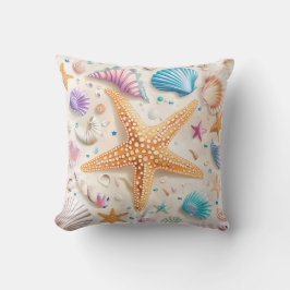 Seashell Starfish Kissen
