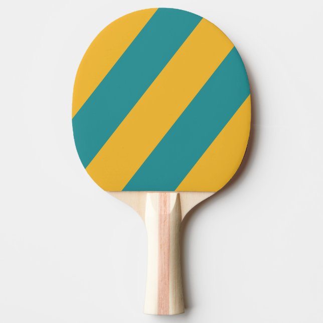 Seashell Sunrise Bold Stripes Tischtennis Schläger (Vorderseite)
