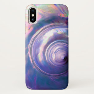 Seashell tropische Opal-Mutter von Perlen, lila ro Case-Mate iPhone Hülle