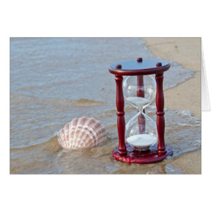 Seashell und Sand Timer