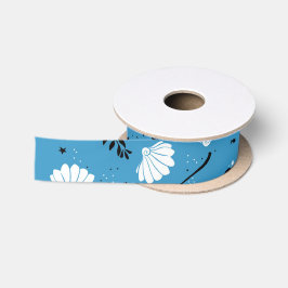 Seashell und Starfish Tropical Wedding Satinband