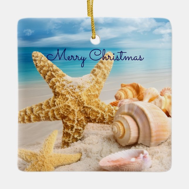 Seashell Weihnachtsschmuck (Vorderseite)