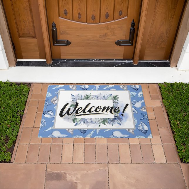 Seashell Welcome Doormat Fußmatte (Außenbereich)