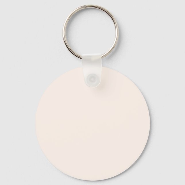 Seashell White FFF5EE - Option zum Hinzufügen von  Schlüsselanhänger (Vorderseite)