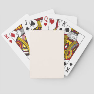 Seashell White FFF5EE - Option zum Hinzufügen von Spielkarten