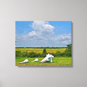 Seashell Wrapped Canvas Leinwanddruck