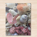 Seashells<br><div class="desc">Dieses hübsche Puzzle ist mit einer Sammlung von rosa,  weißen und lila Muscheln und Korallen an den Stränden der Seychellen geschmückt. Sie können dieses Rätsel anpassen,  indem Sie das Foto durch eine eigene Muschel oder ein beliebiges Foto ersetzen.</div>