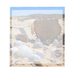 Seashells am Strand von Shirley Taylor Notizblock