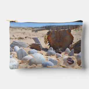 Seashells Am Strand von Shirley Taylor Zubehörtasche