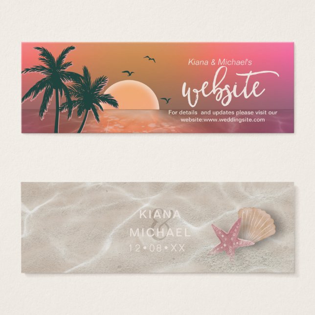 Seashells and Sand Wedding ID582 (Vorne & Hinten)