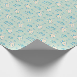 Seashells and starfish geschenkpapier