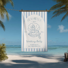 Seashells and Wedding Bachelorette Banner