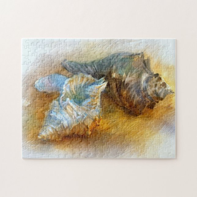 Seashells auf dem Strand (Horizontal)