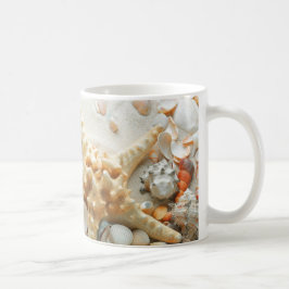 Seashells auf der Strand-Tasse Kaffeetasse