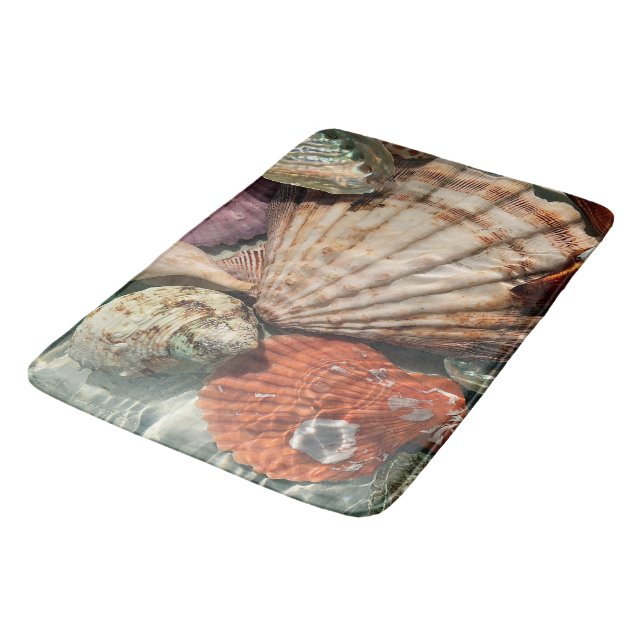 Seashells Badematte (Schrägansicht)