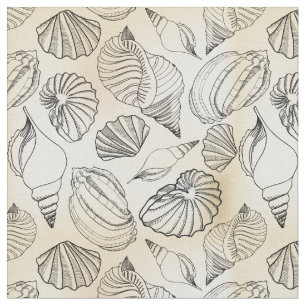 Seashells Beach House Nautical Stoff