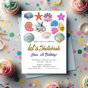 seashells Birthday Einladung