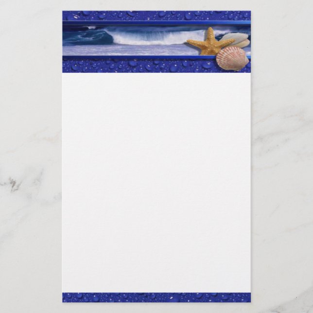 Seashells-Briefpapier Briefpapier (Vorderseite)