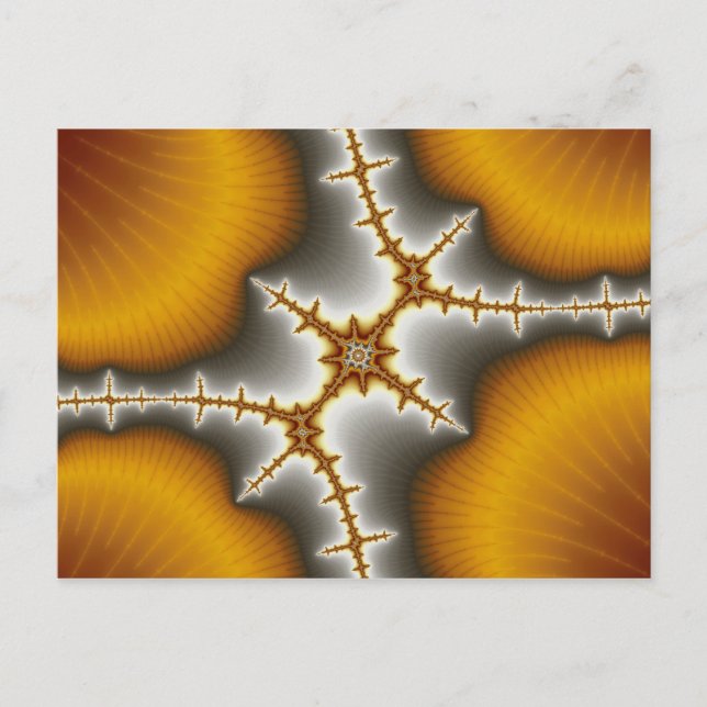 Seashells - Fraktal Postcard Postkarte (Vorderseite)