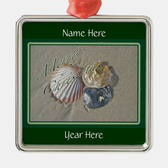 Seashells Frohe Weihnachtsschmuck (Vorne)