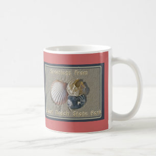 Seashells-Grüße vom IBSP Küsten-Park NJ Kaffeetasse