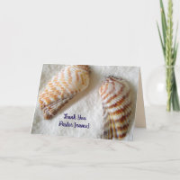Seashells im Sand-Pastor-Klerus danken Ihnen
